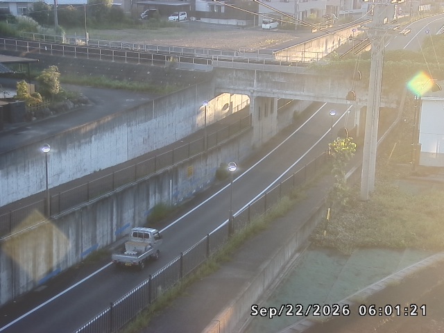 県道84号線(下恵土)ＪＲアンダーパス - 2026/09/22 06:01